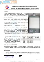 gledhill GB10 Installation And Servicing Instructions preview