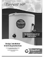 gledhill THP180 sol Design, Installation & Servicing Instructions preview