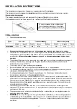 Preview for 17 page of glemgas GTI630BK Instructions Of Use