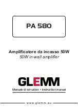 Preview for 1 page of GLEMM PA 580 Instruction Manual