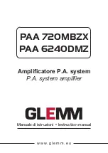 GLEMM PAA 6240DMZ Instruction Manual preview