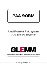 Preview for 1 page of GLEMM PAA 90BM Instruction Manual