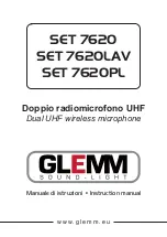 Предварительный просмотр 1 страницы GLEMM SET 7620 Instruction Manual