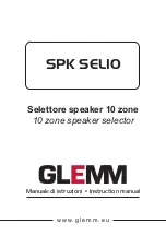 Предварительный просмотр 1 страницы GLEMM SPK SEL10 Instruction Manual