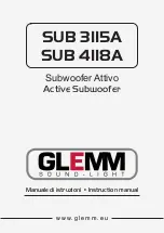 GLEMM SUB 3115A Instruction Manual preview