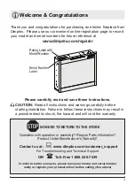 Preview for 3 page of Glen Dimplex Dimplex DFR2651L Owner'S Manual