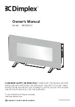 Preview for 1 page of Glen Dimplex Dimplex SWM3520 Owner'S Manual