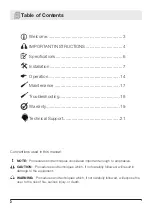 Preview for 2 page of Glen Dimplex Dimplex SWM3520 Owner'S Manual