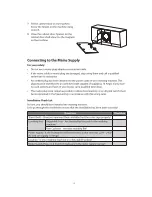 Preview for 12 page of Glen Dimplex GDHA INTWM7KG User Manual