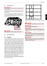 Preview for 19 page of Glen Dimplex LSA 60TUR Installation And Operating Instructions Manual