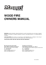 Glen Dimplex Masport Heating Owner'S Manual предпросмотр