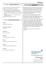 Preview for 8 page of Glen Dimplex Nectre 15 LE Operating Instructions Manual