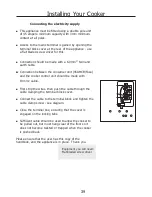 Preview for 42 page of Glen Dimplex Sterling 1100E User Manual