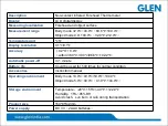 Preview for 10 page of Glen 6041 Manual