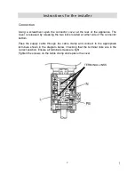 Preview for 8 page of Glen E297 Installation And User Instructions Manual