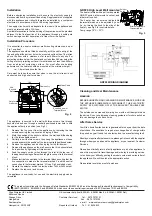 Предварительный просмотр 2 страницы Glen GDF20 Installation And Operating Instructions