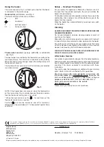 Preview for 2 page of Glen GF20SN Installation And Operating Instructions