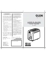 Glen GL 3019 User Manual preview