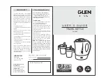 Glen GL 9009 User Manual preview