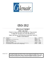 Preview for 1 page of Glenair 050-352 Instructions Manual