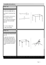 Preview for 3 page of Glendale GL0050 Assembly Instructions