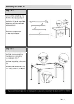 Предварительный просмотр 3 страницы Glendale GL1546 Assembly Instructions