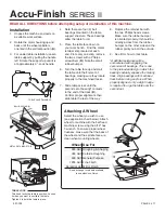 Preview for 3 page of Glendo Accu-Finish II Series Manual Instructions