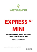 Preview for 1 page of Glensound ExpressIP MINI Product Details