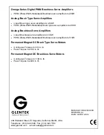 Предварительный просмотр 79 страницы Glentek Omega SMC9930 Installation & Operation Manual