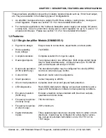 Предварительный просмотр 8 страницы Glentek SMA8105 Operation & Service Manual