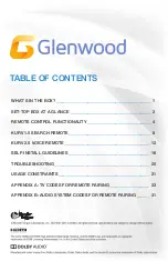 Preview for 2 page of Glenwood Kaon KSTB2020 User Manual