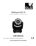 Предварительный просмотр 1 страницы GLG MADspot ECO 75 User Manual