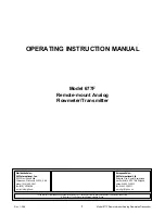 GLI International 677F Operating Instructions Manual preview