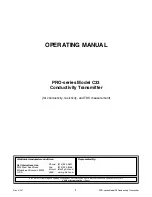 GLI International C33 Operating Manual preview