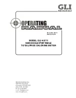 Preview for 1 page of GLI International GLI-93711 Operating Manual