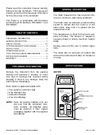 Preview for 2 page of GLI International GLI-93711 Operating Manual