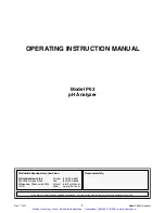 Preview for 2 page of GLI P63 Operating Instructions Manual