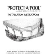 Preview for 1 page of GLI PROTECT-A-POOL Installation Instructions Manual