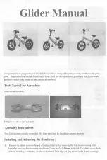 Glide Bikes Glider Manual preview