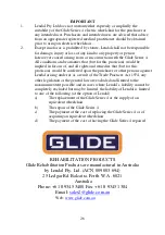 Preview for 26 page of Glide 4 Series Owner & User Manual