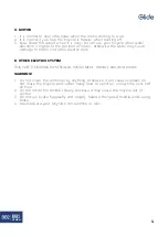 Preview for 5 page of Glide BB2 User Manual