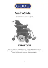 Glide CentroGlide Owner & User Manual preview