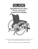 Preview for 1 page of Glide Rehabilitation Products Owner & User Manual