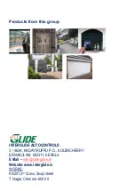 Preview for 17 page of Glide SW-400 Owner Manual And Service Booklet