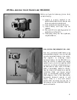 Preview for 21 page of Glidecam Industries Glidecam HD-1000 Manual