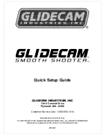 Glidecam Smooth Shooter Quick Setup Manual предпросмотр