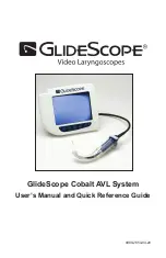 GlideScope Cobalt AVL User'S Manual And Reference preview