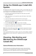 Preview for 17 page of GlideScope Cobalt AVL User'S Manual And Reference