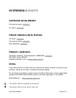 Preview for 2 page of GLITCHMACHINES HYSTERESIS User Manual