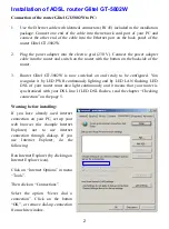 Preview for 3 page of Glitel GT-5802W Quick Installation Manual